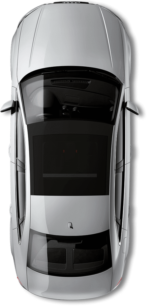 Aerial View of Mercedes Benz