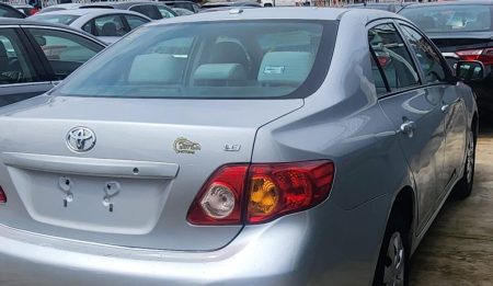 Toyota corolla back view