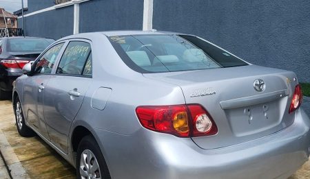 Toyota corolla back view